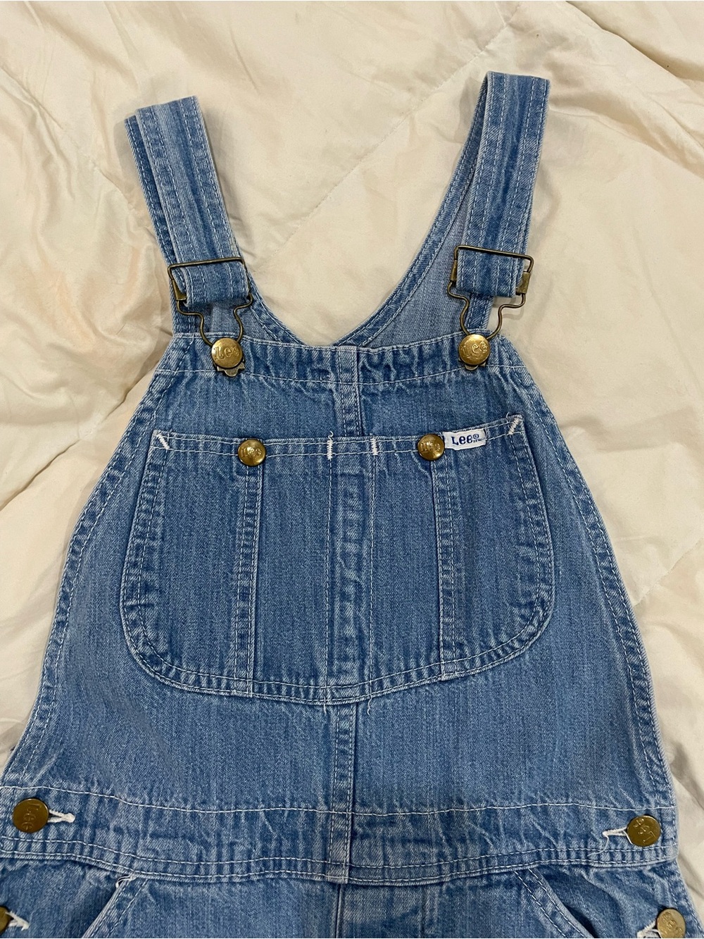 *Rare* VINTAGE LEE 1970s Union Jean utility Overalls, women small, western flare